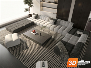 Sofa Minotti Skp Files 